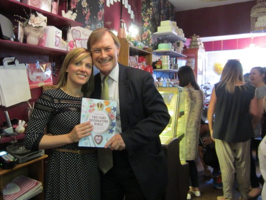 Juliet Sear with MP David Amess