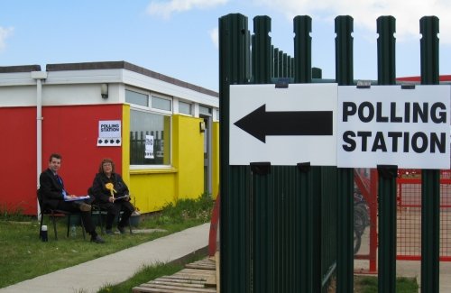 Polling Station in Southend West 2010