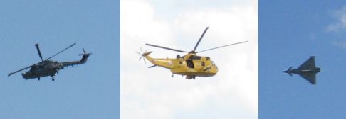 Some of the 2010 aircraft, including the noisy Typhoon