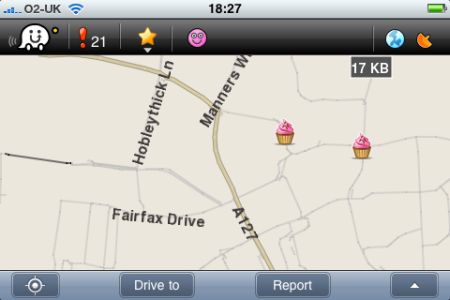 Waze Southend-on-Sea coverage