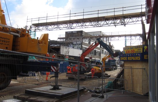 Southend High Street Bridge gone (view 2)