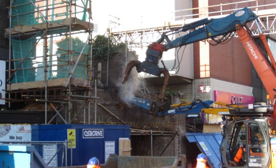 Old Railway Bridge Site Work